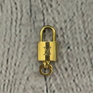 Gold Padlock Charm